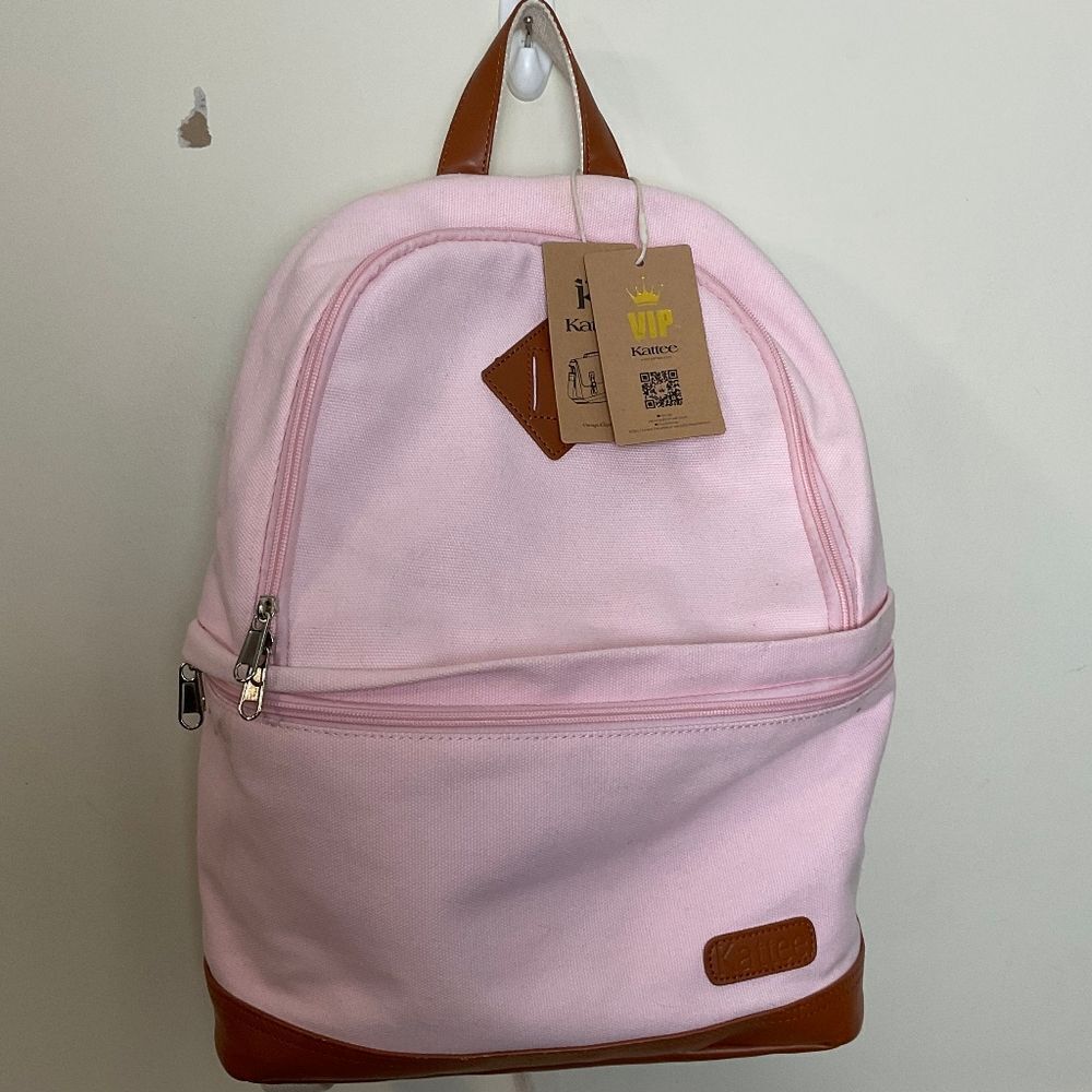 Kattee Camera Backpack Laptop Camera Bag Photography Bag Waterproof NWT Pink